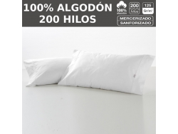 PACK 10 F. ALMOHADAS LISO 200H HOSTELERIA 100% ALGODON